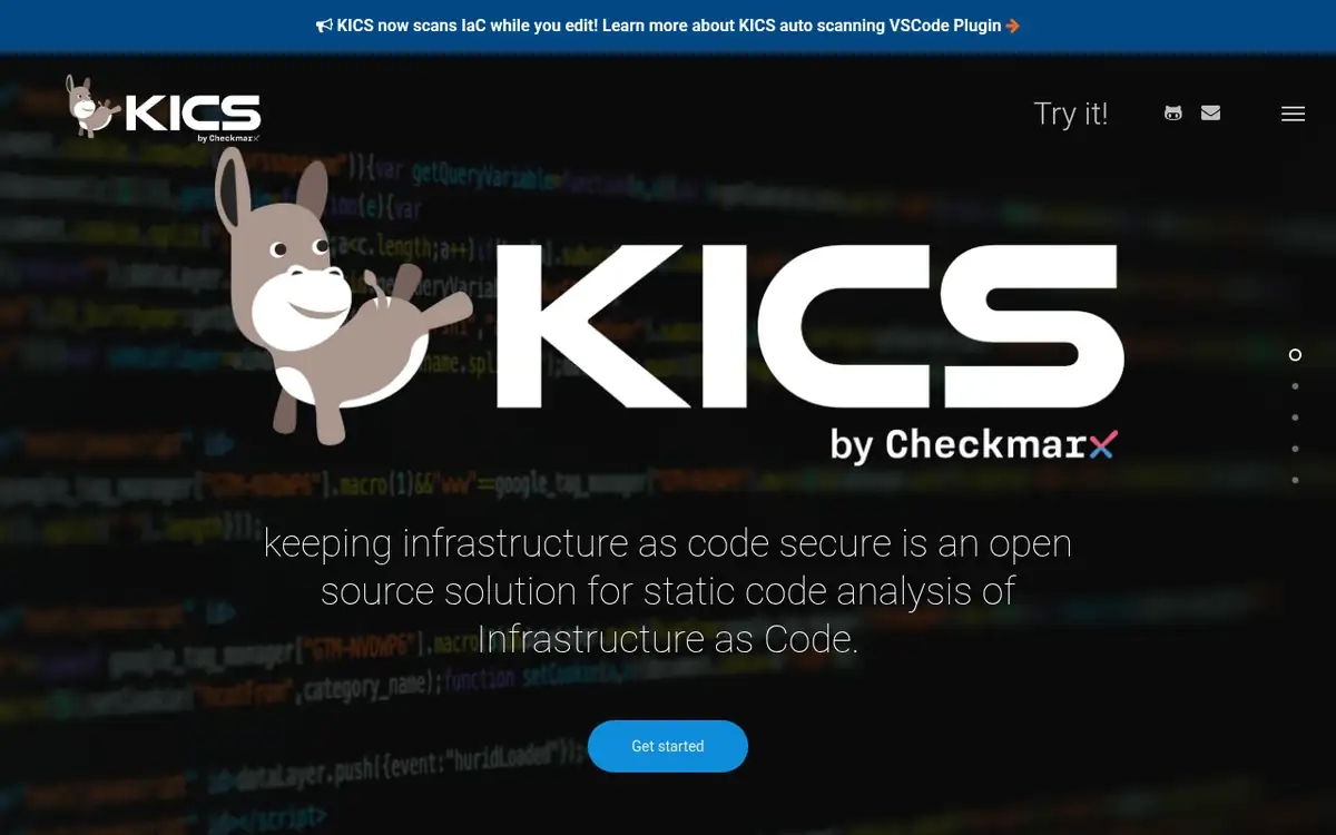 Homepage of KICS