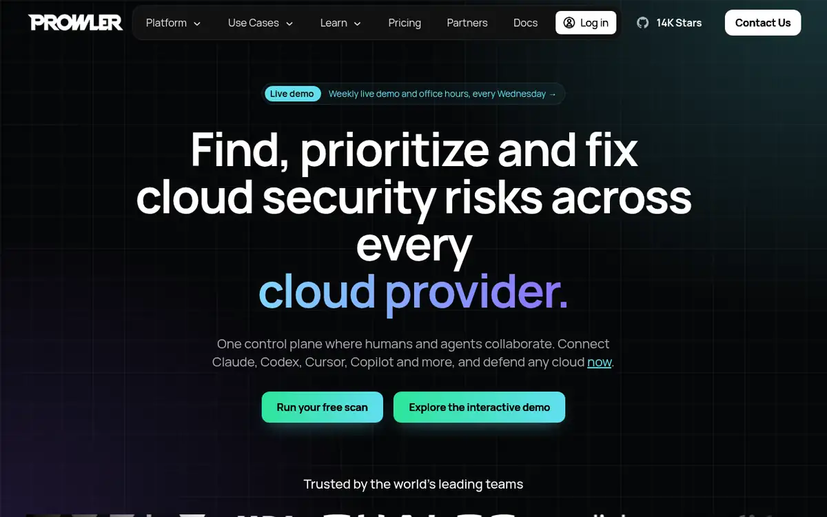 Homepage of Prowler